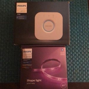 Phillips Hue bridge and shape light